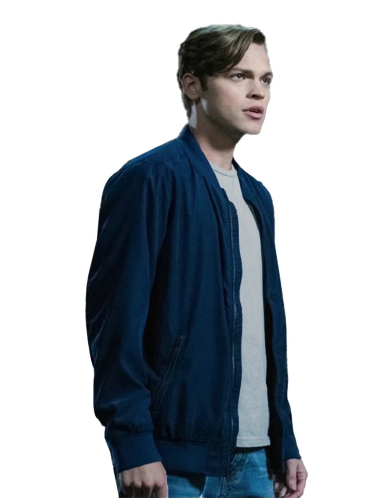 Alexander Calvert Supernatural Jack Blue Jacket – Bay Perfect