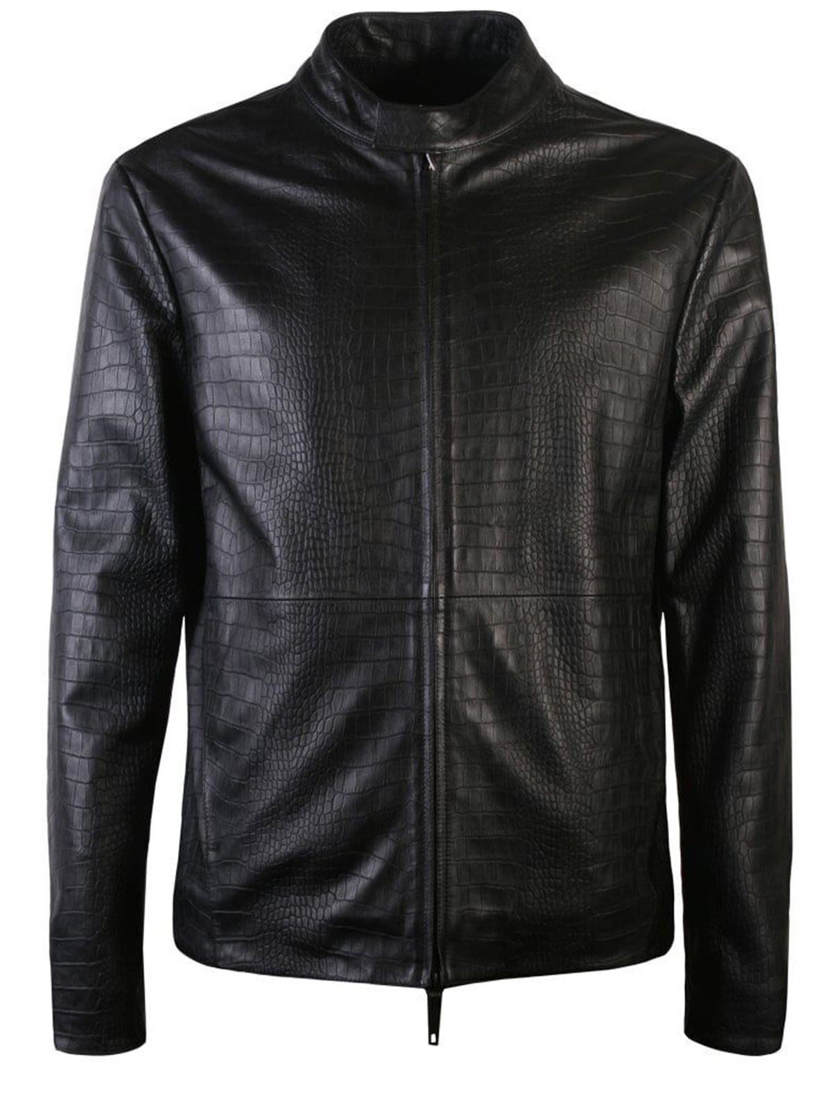 Armani Collezioni Black Leather Jacket – Bay Perfect