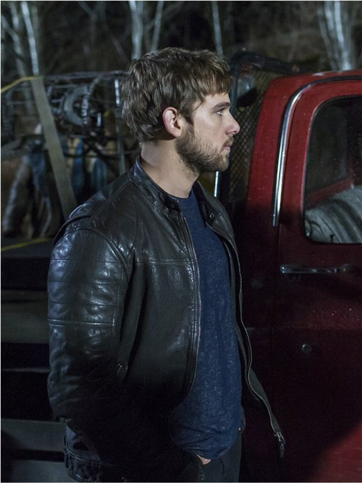 Bates Motel Dylan Massett Brown Leather Jacket – Bay Perfect