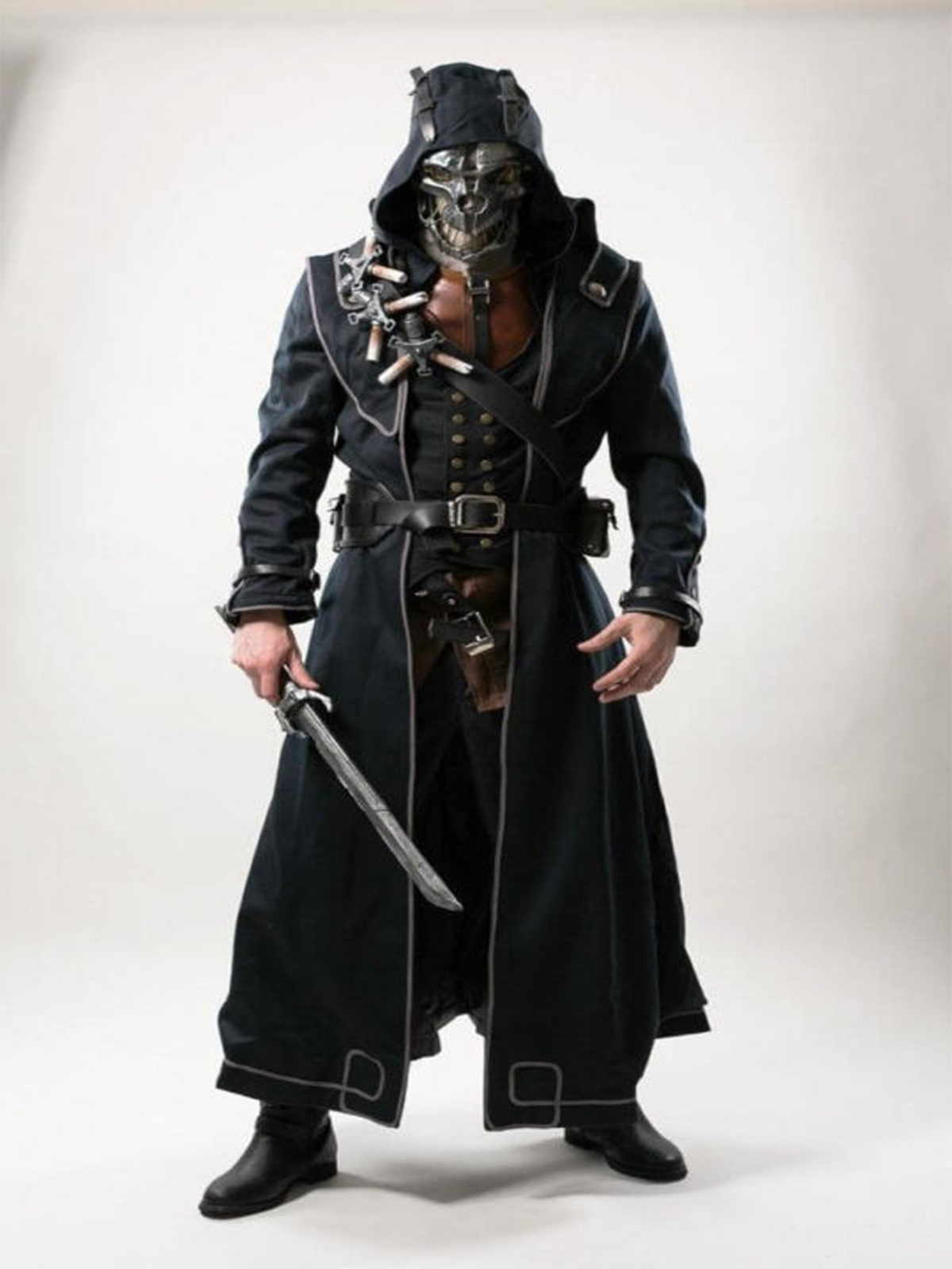 Corvo Attano Dishonored Leather Trench Coat Bay Perfect