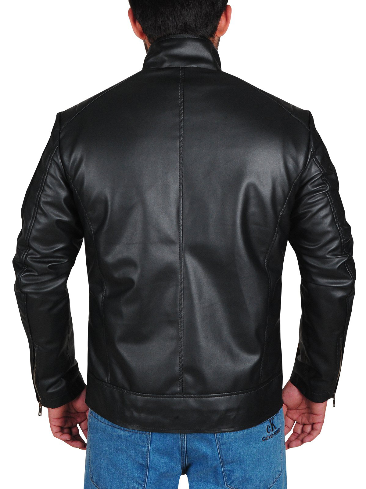 Jonathan David Good Striped Design Leather Jacket – Bay Perfect