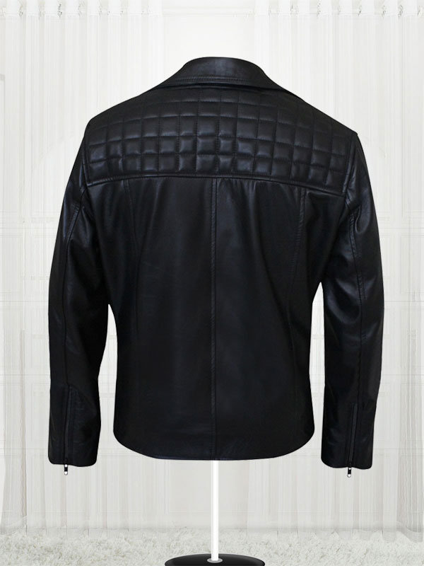 James Marsden D Train Oliver Lawless Biker Leather Jacket – Bay Perfect