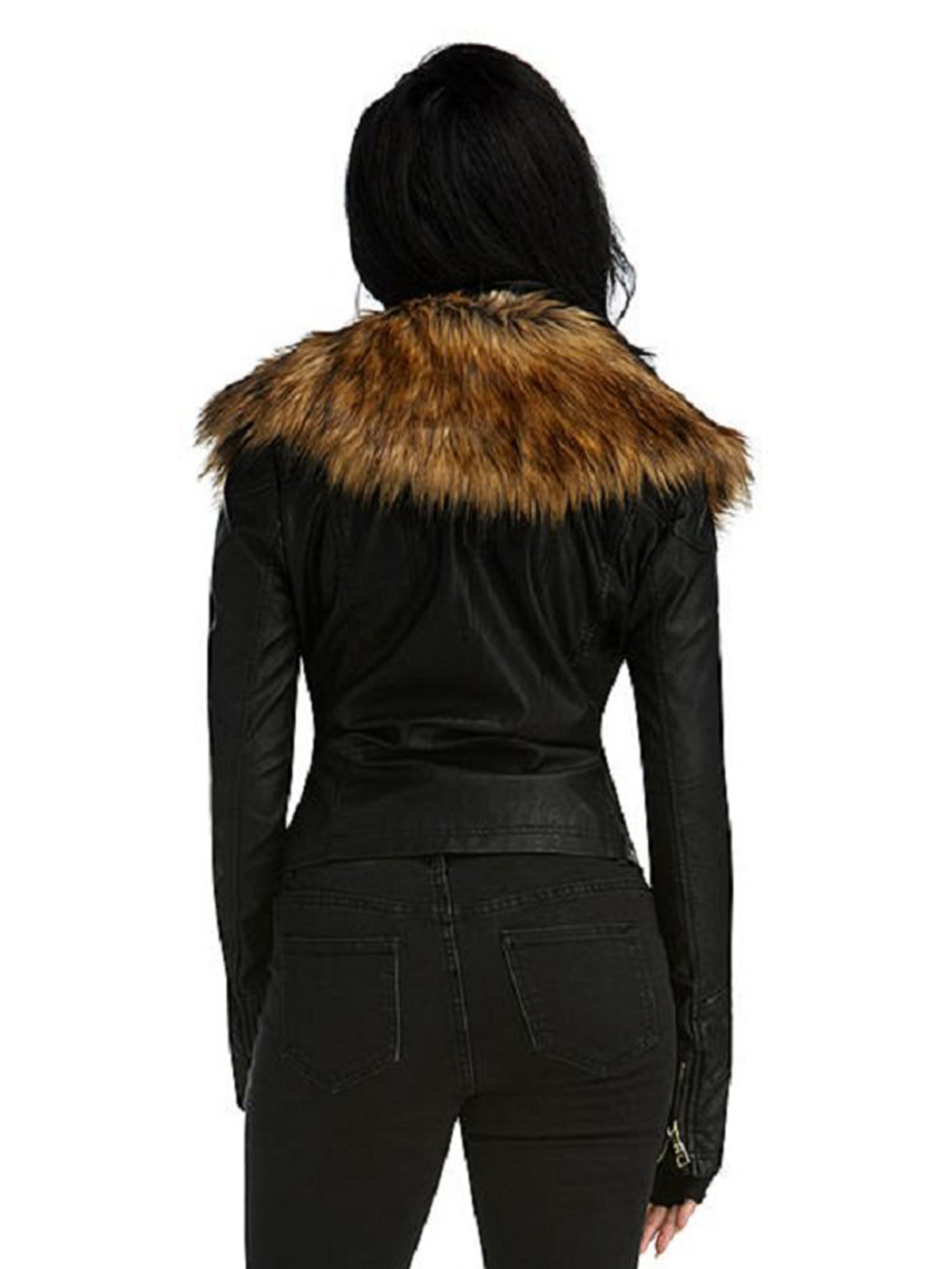 Nicki Minaj Raccoon Fur Leather Jacket – Bay Perfect