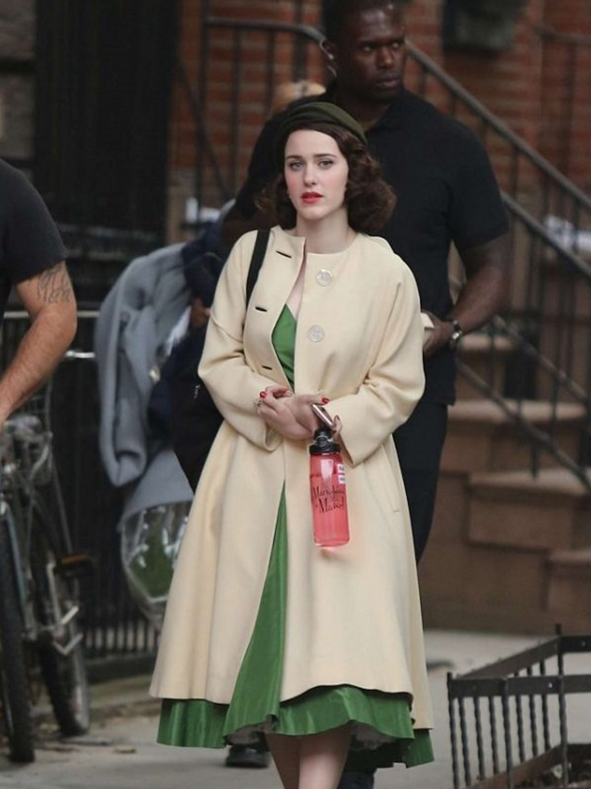 Rachel Brosnahan on the set of The Marvelous – Bay Perfect