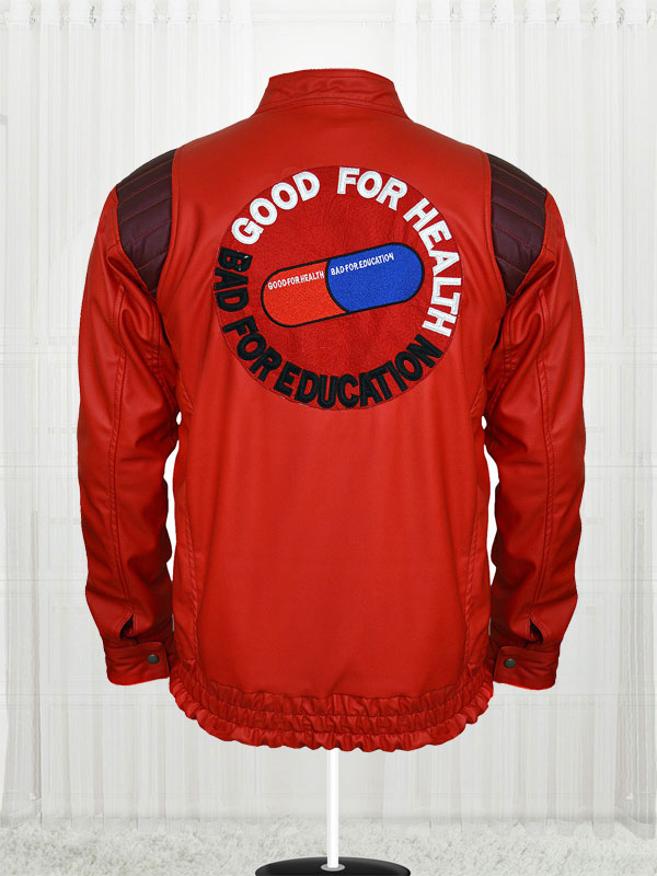 Japanese Akira Kaneda Pill Motorcycle Red Jacket – Bay Perfect