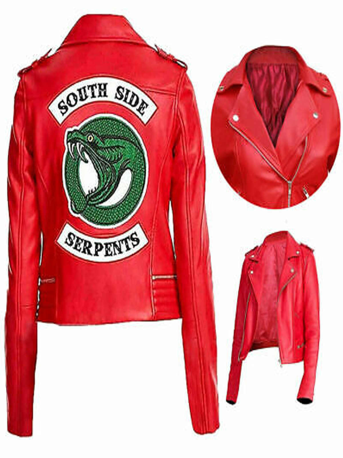 Riverdale Southside Serpents Brown Leather Jacket Bay Perfect