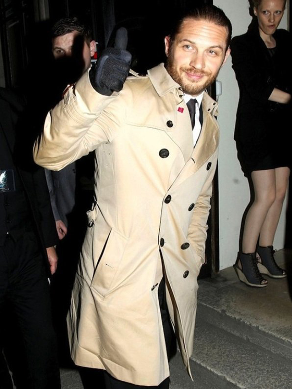 tom hardy trench coat