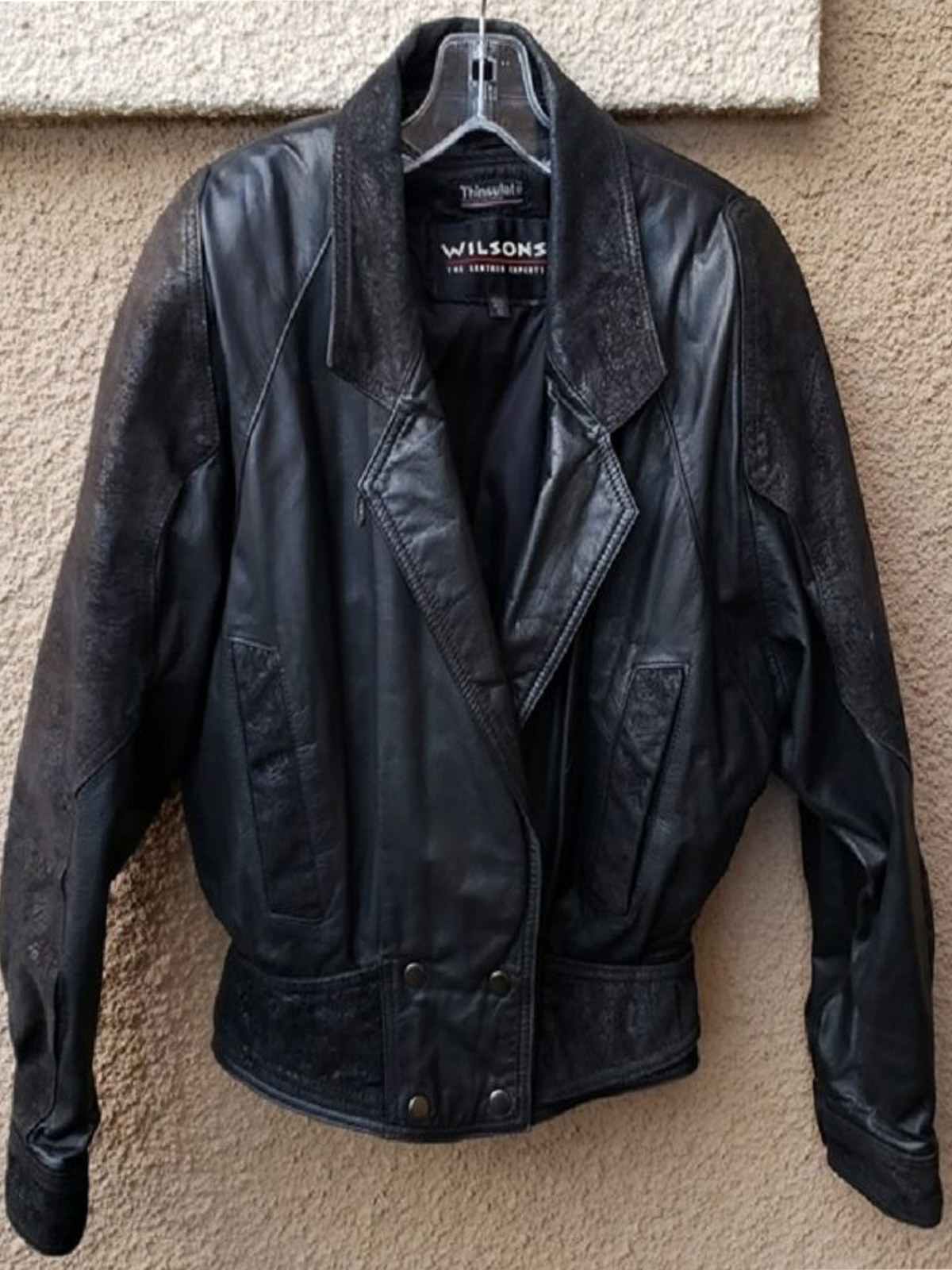 Vintage 80’s Wilsons Biker Leather Jacket – Bay Perfect