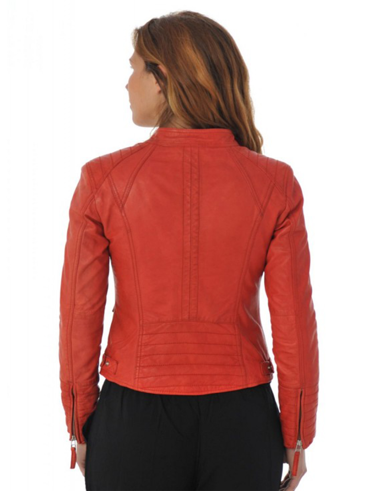 Women Elegant Glory Leather Jacket – Bay Perfect