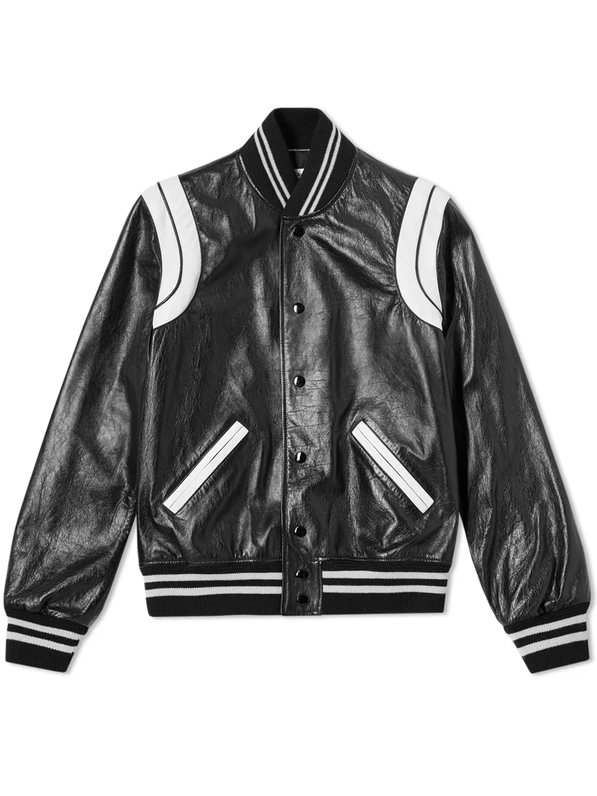 teddy jacket leather and cotton - LeTeddy 50's Noir | PAUL MARIUS